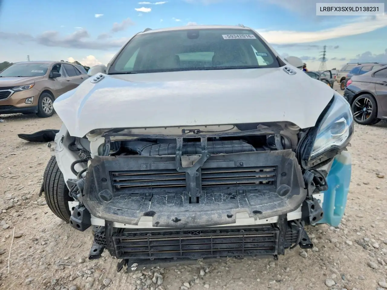 2020 Buick Envision Premium VIN: LRBFX3SX9LD138231 Lot: 59342016