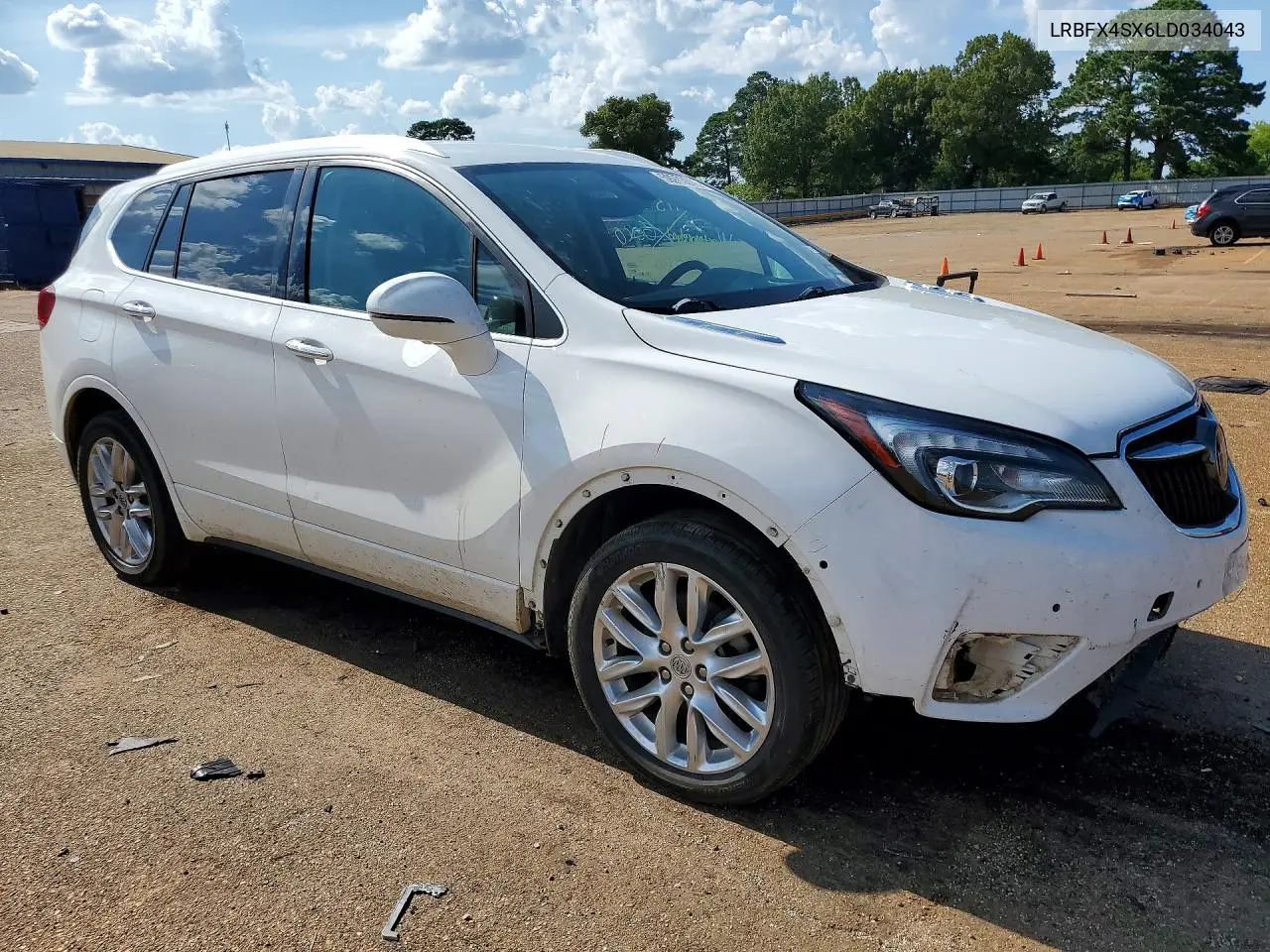 2020 Buick Envision Premium Ii VIN: LRBFX4SX6LD034043 Lot: 59973016