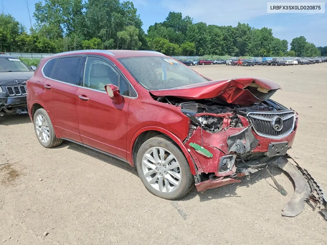 2020 Buick Envision Premium VIN: LRBFX3SX0LD020875 Lot: 60033456
