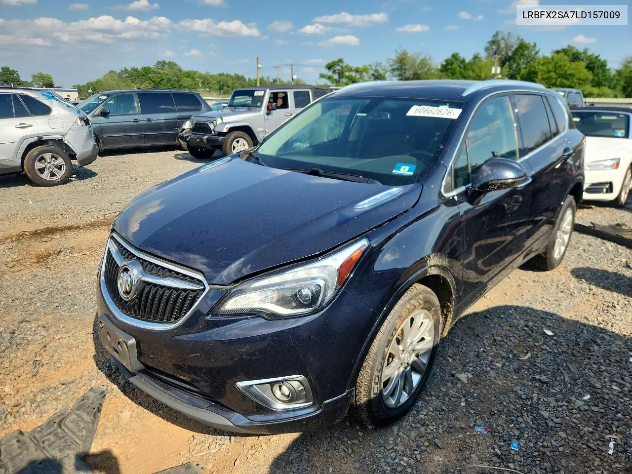 2020 Buick Envision Essence VIN: LRBFX2SA7LD157009 Lot: 60662626
