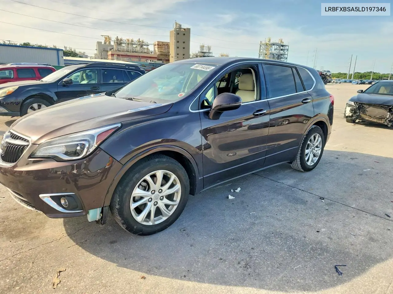 2020 Buick Envision Preferred VIN: LRBFXBSA5LD197346 Lot: 60714496