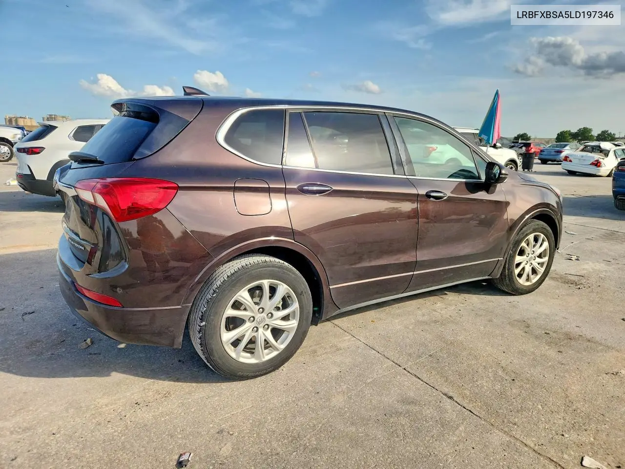 2020 Buick Envision Preferred VIN: LRBFXBSA5LD197346 Lot: 60714496