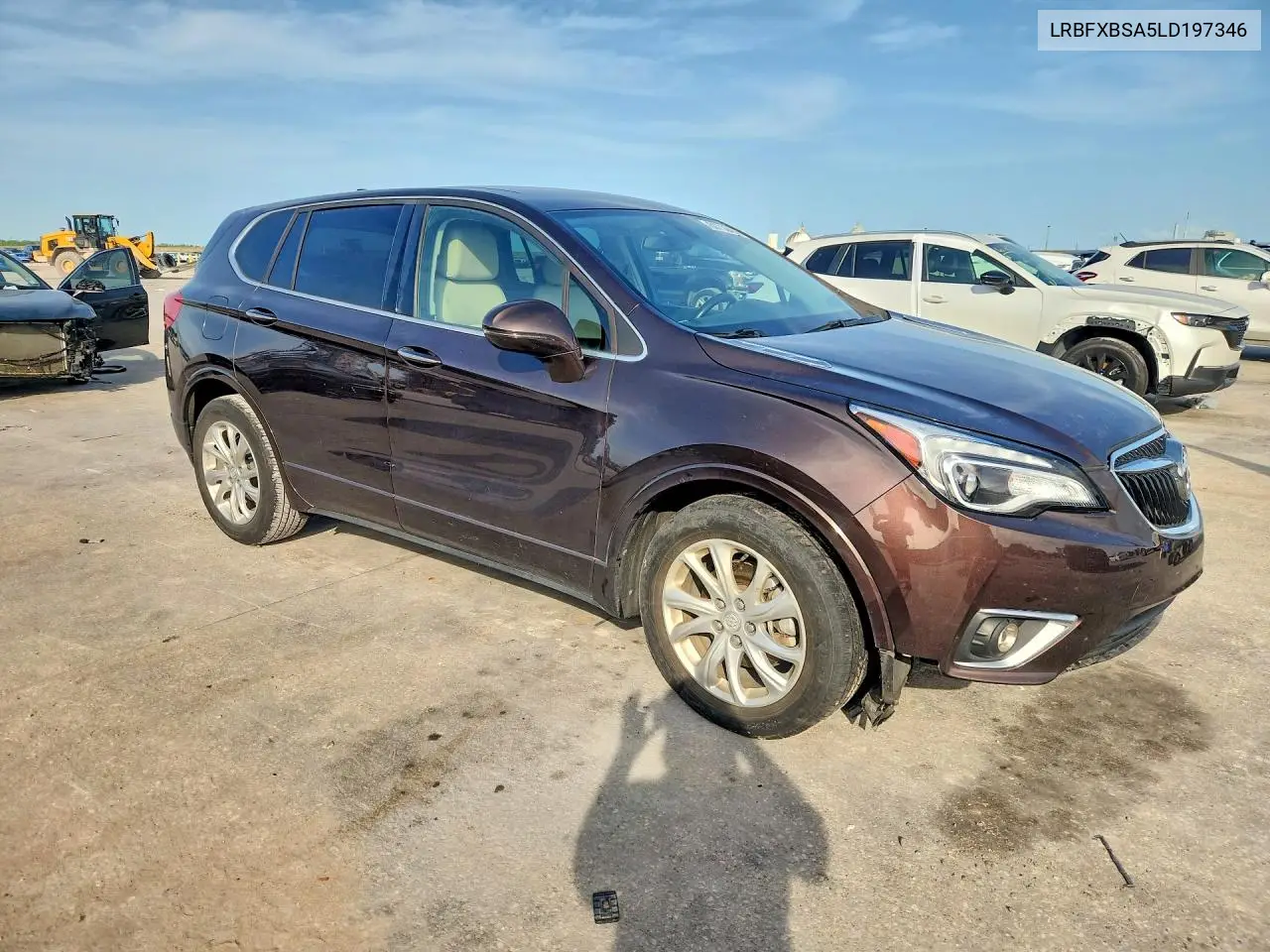 2020 Buick Envision Preferred VIN: LRBFXBSA5LD197346 Lot: 60714496