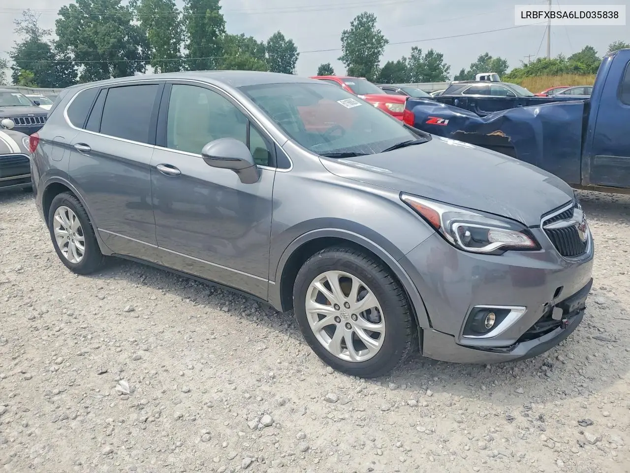 2020 Buick Envision Preferred VIN: LRBFXBSA6LD035838 Lot: 61166826