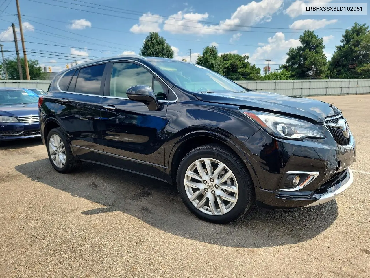 2020 Buick Envision Premium VIN: LRBFX3SX3LD102051 Lot: 61250076