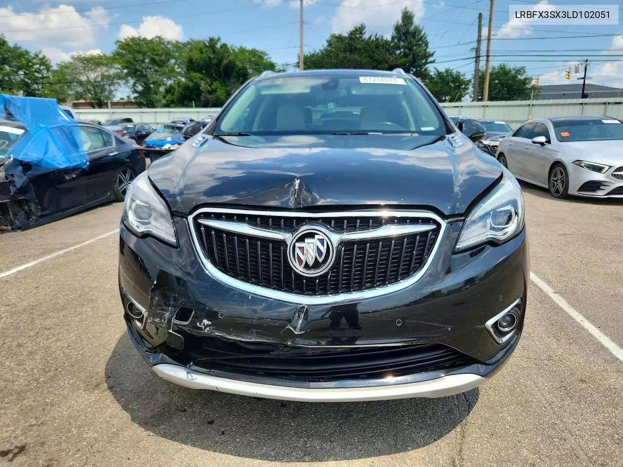 2020 Buick Envision Premium VIN: LRBFX3SX3LD102051 Lot: 61250076