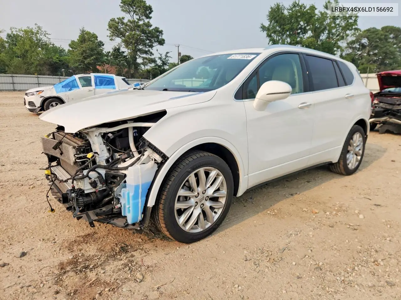 2020 Buick Envision Premium Ii VIN: LRBFX4SX6LD156692 Lot: 61771836