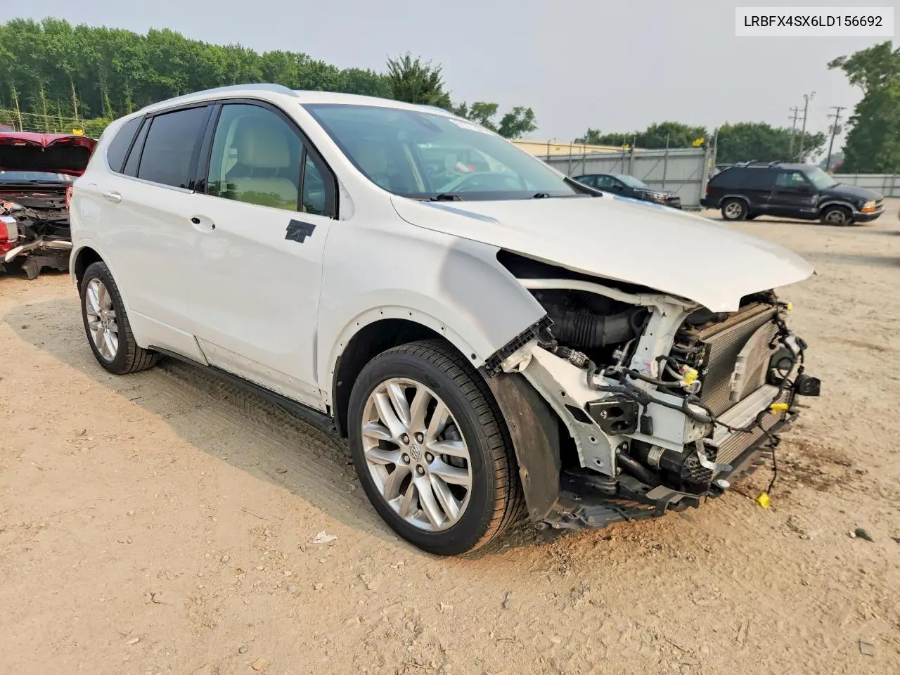 2020 Buick Envision Premium Ii VIN: LRBFX4SX6LD156692 Lot: 61771836