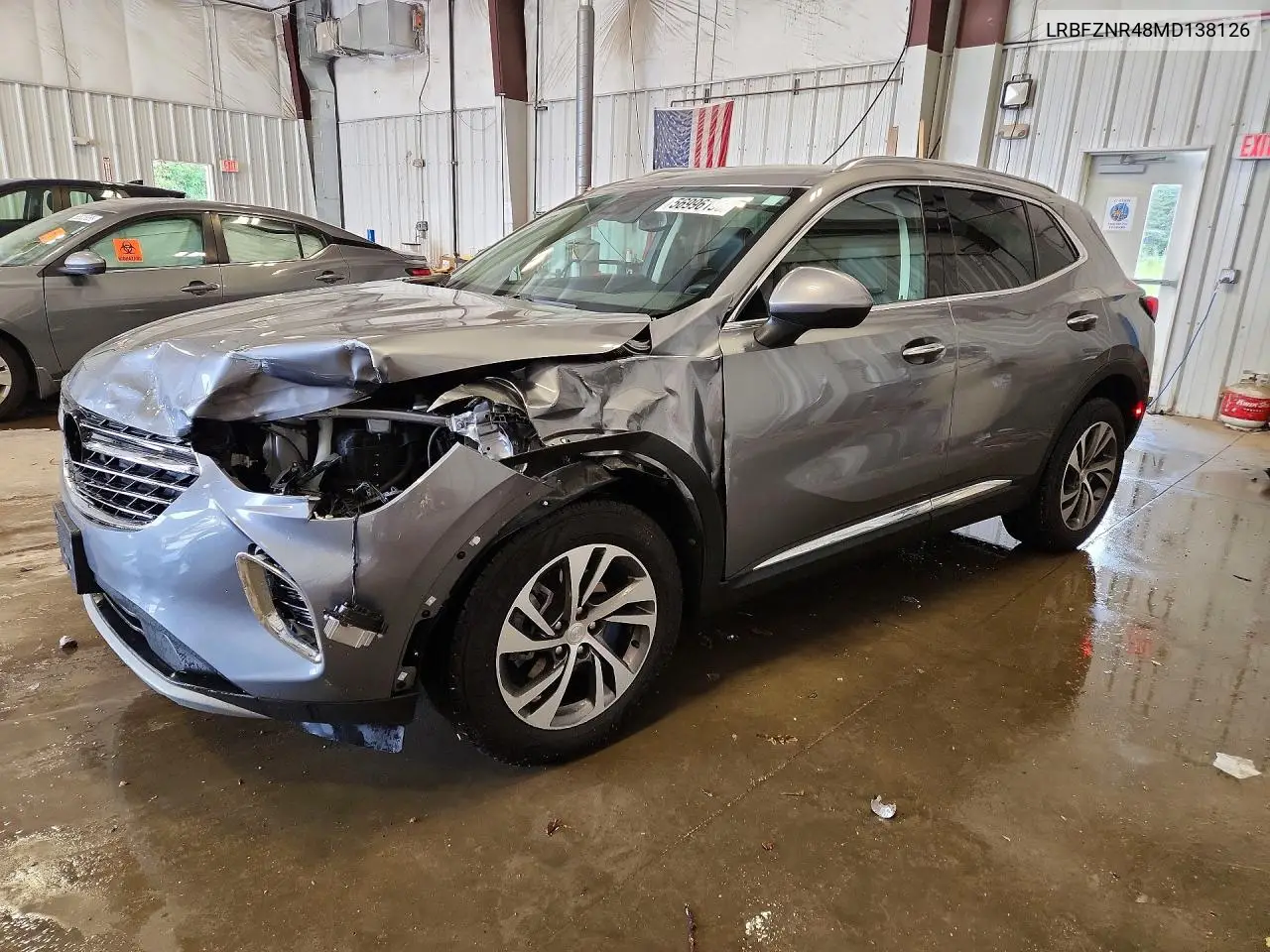 2021 Buick Envision Essence VIN: LRBFZNR48MD138126 Lot: 56996196