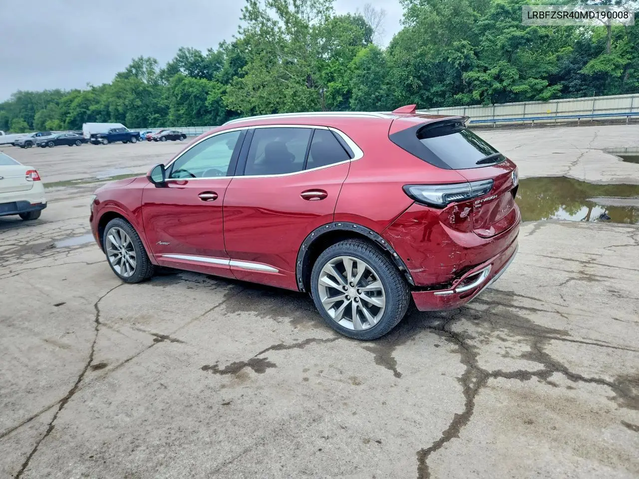 2021 Buick Envision Avenir VIN: LRBFZSR40MD190008 Lot: 57569966