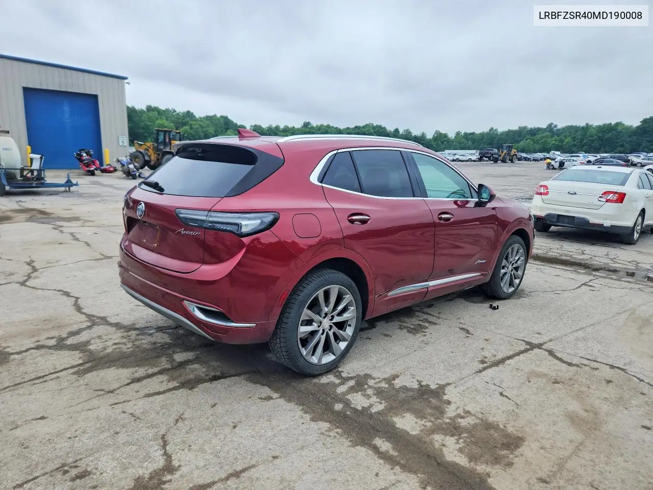 2021 Buick Envision Avenir VIN: LRBFZSR40MD190008 Lot: 57569966