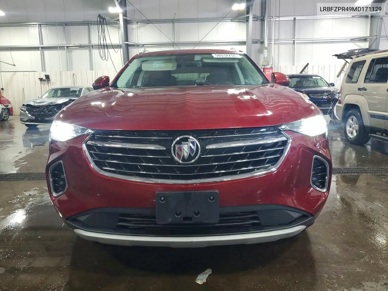 2021 Buick Envision Essence VIN: LRBFZPR49MD171129 Lot: 58032256