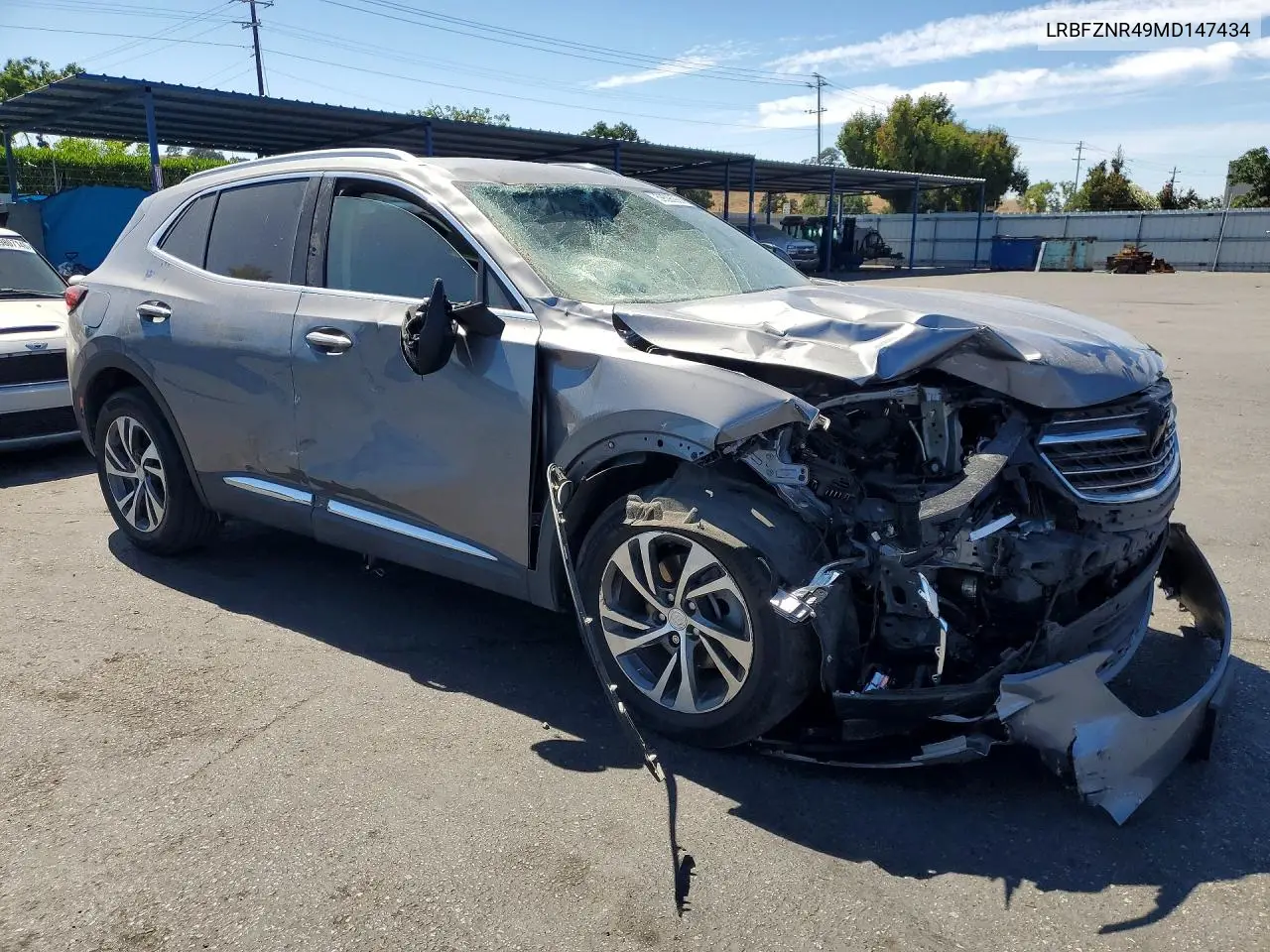 2021 Buick Envision Essence VIN: LRBFZNR49MD147434 Lot: 59596906
