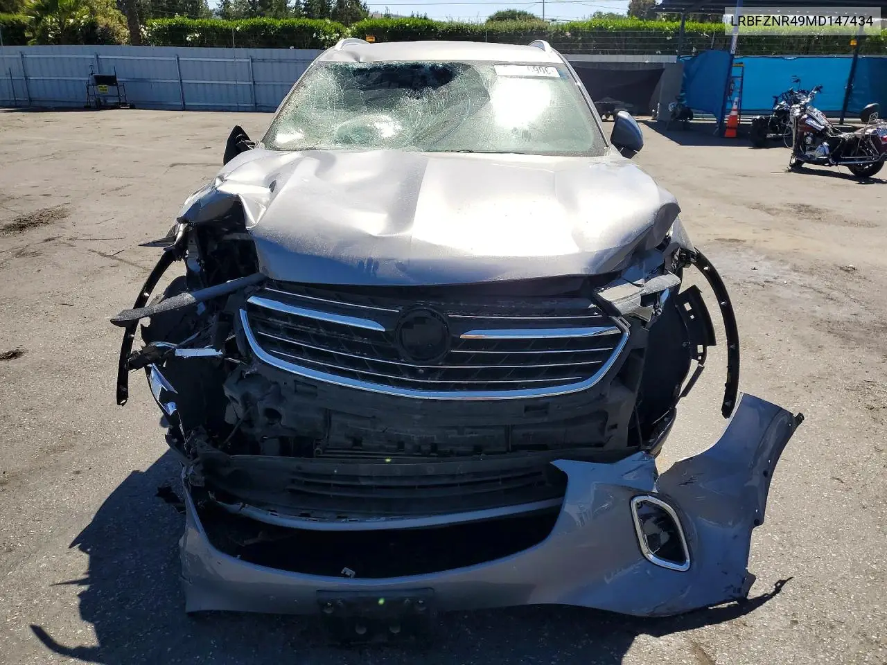 2021 Buick Envision Essence VIN: LRBFZNR49MD147434 Lot: 59596906