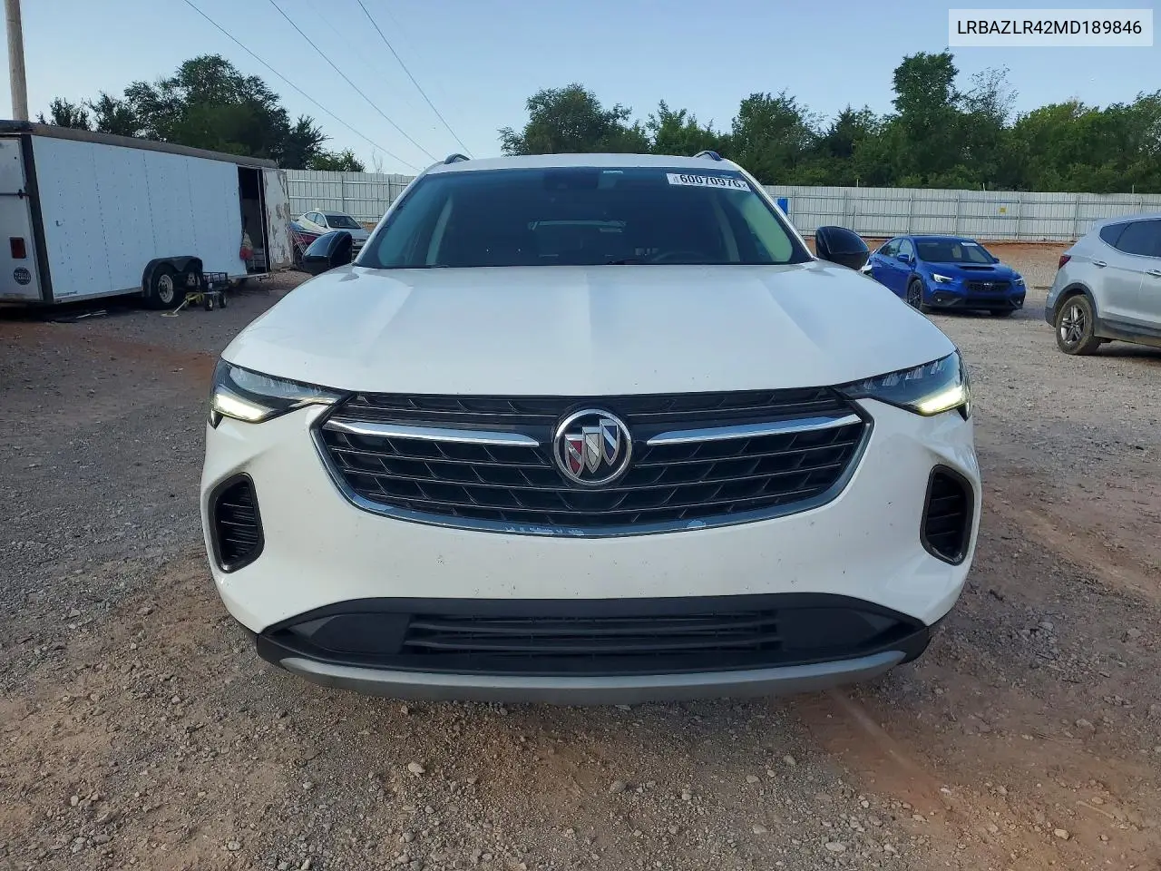 2021 Buick Envision Preferred VIN: LRBAZLR42MD189846 Lot: 60070976