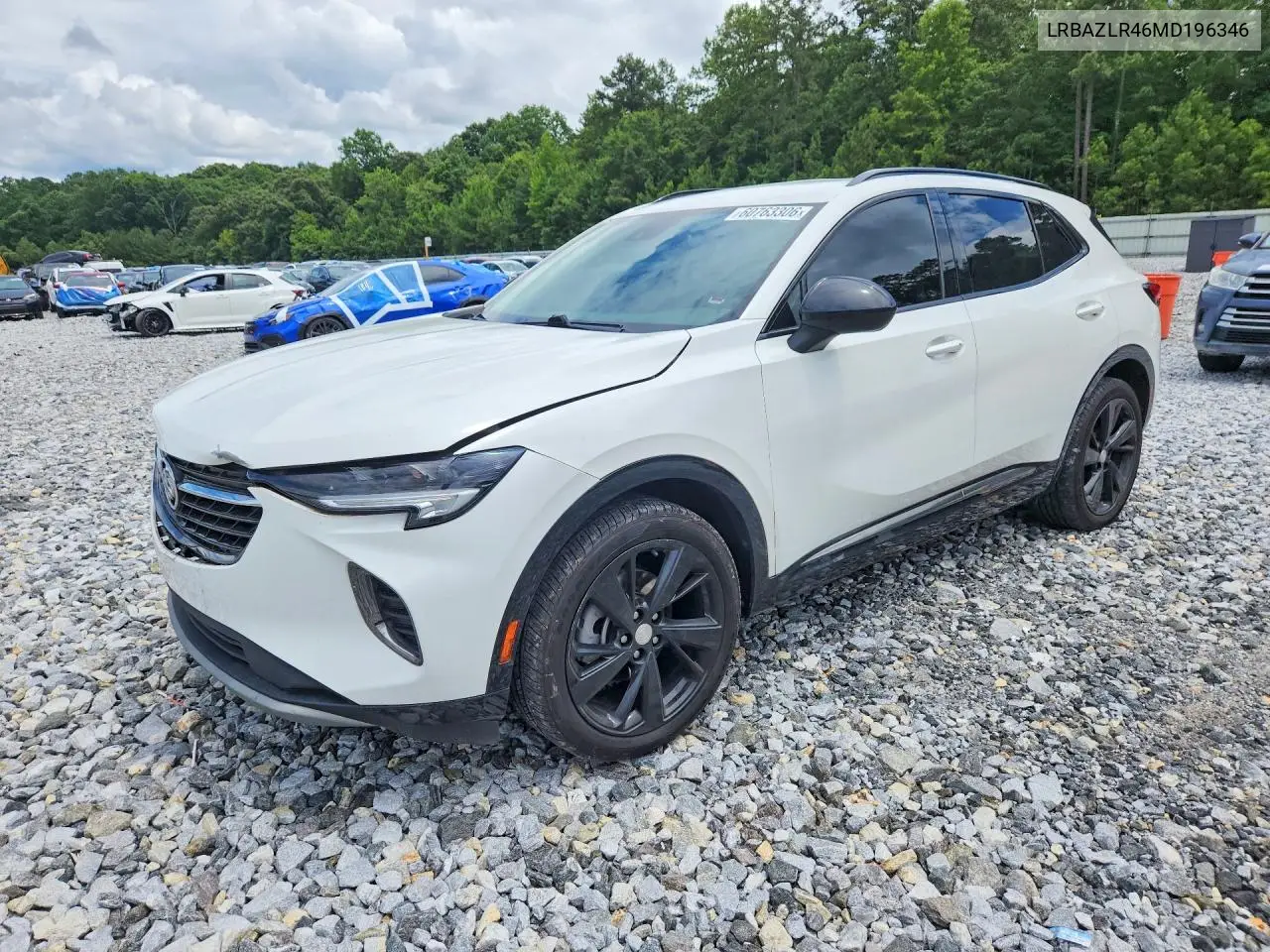 2021 Buick Envision Preferred VIN: LRBAZLR46MD196346 Lot: 60763306