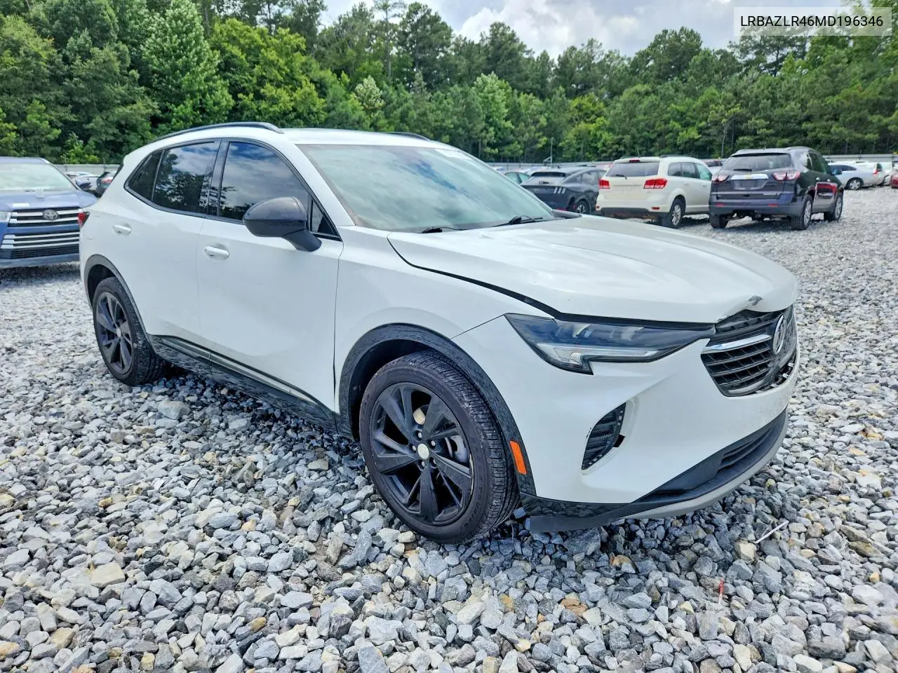 2021 Buick Envision Preferred VIN: LRBAZLR46MD196346 Lot: 60763306