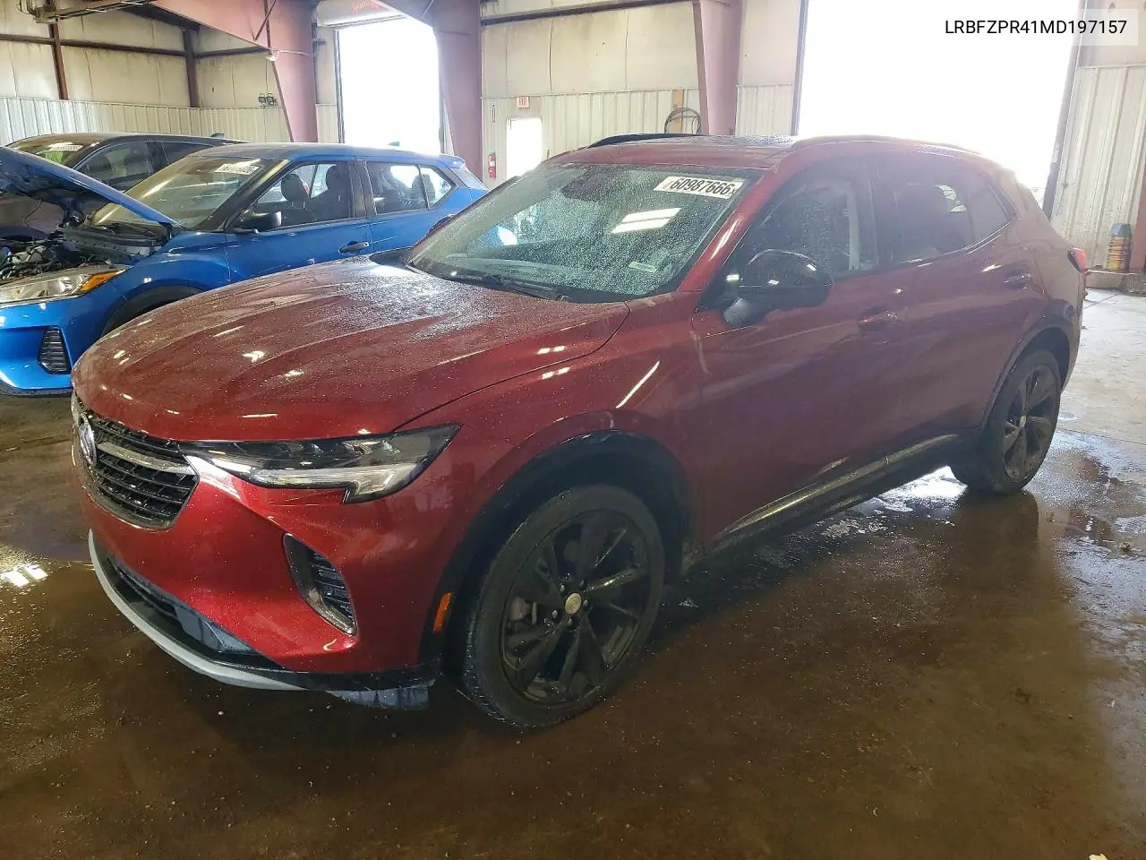 2021 Buick Envision Essence VIN: LRBFZPR41MD197157 Lot: 60987666