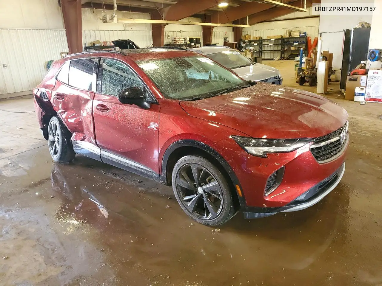 2021 Buick Envision Essence VIN: LRBFZPR41MD197157 Lot: 60987666