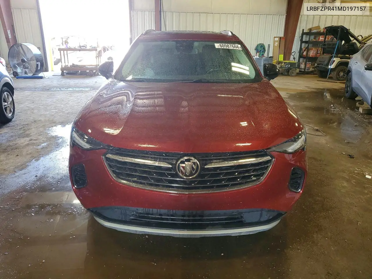 2021 Buick Envision Essence VIN: LRBFZPR41MD197157 Lot: 60987666