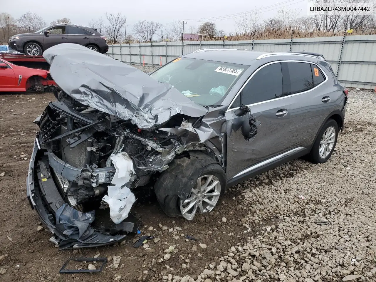 LRBAZLR43MD047442 2021 Buick Envision Preferred