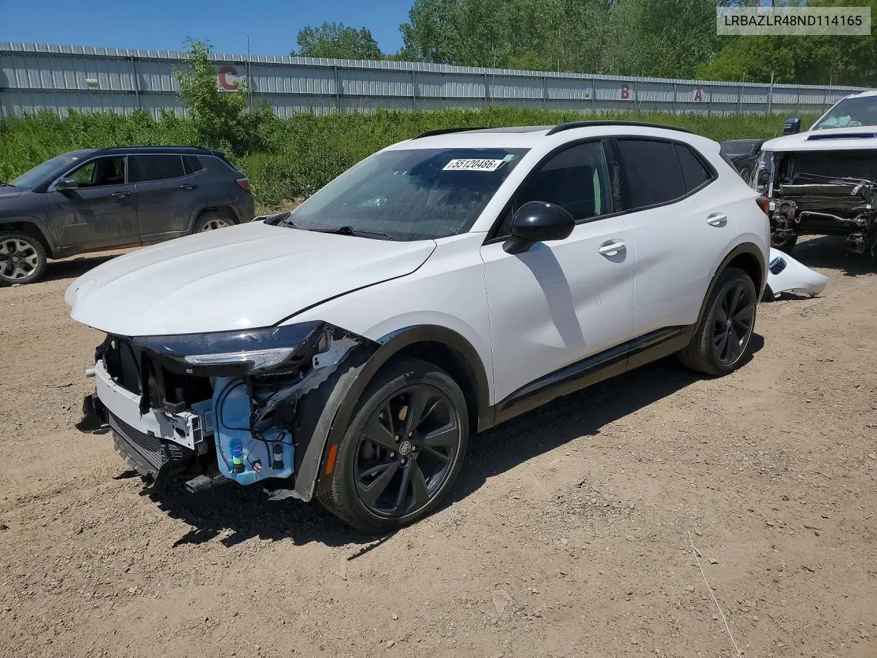 LRBAZLR48ND114165 2022 Buick Envision Preferred