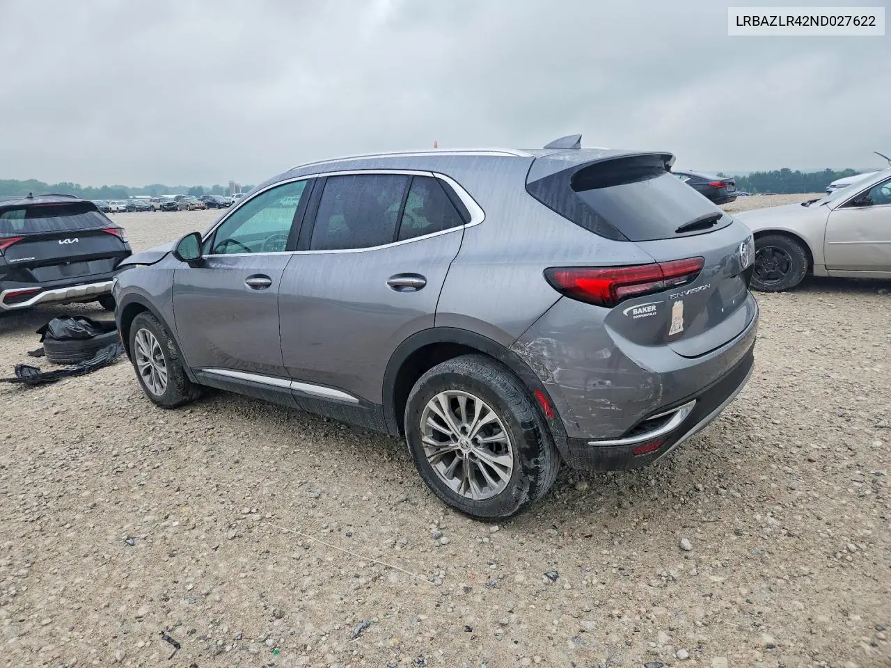 2022 Buick Envision Preferred VIN: LRBAZLR42ND027622 Lot: 58554436