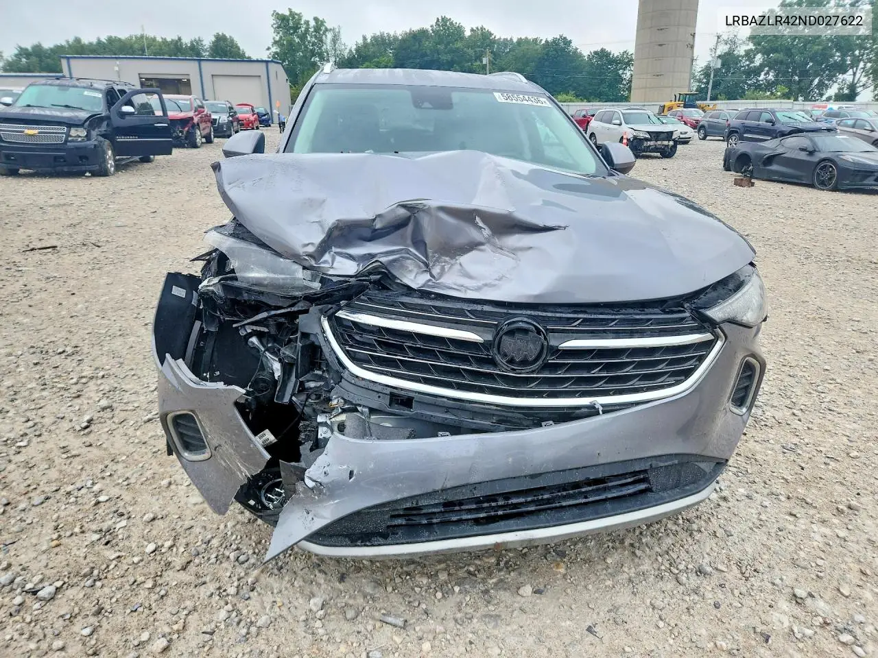 2022 Buick Envision Preferred VIN: LRBAZLR42ND027622 Lot: 58554436
