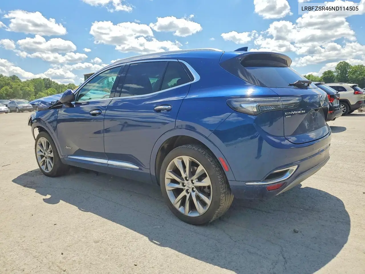 2022 Buick Envision VIN: LRBFZSR46ND114505 Lot: 58812766
