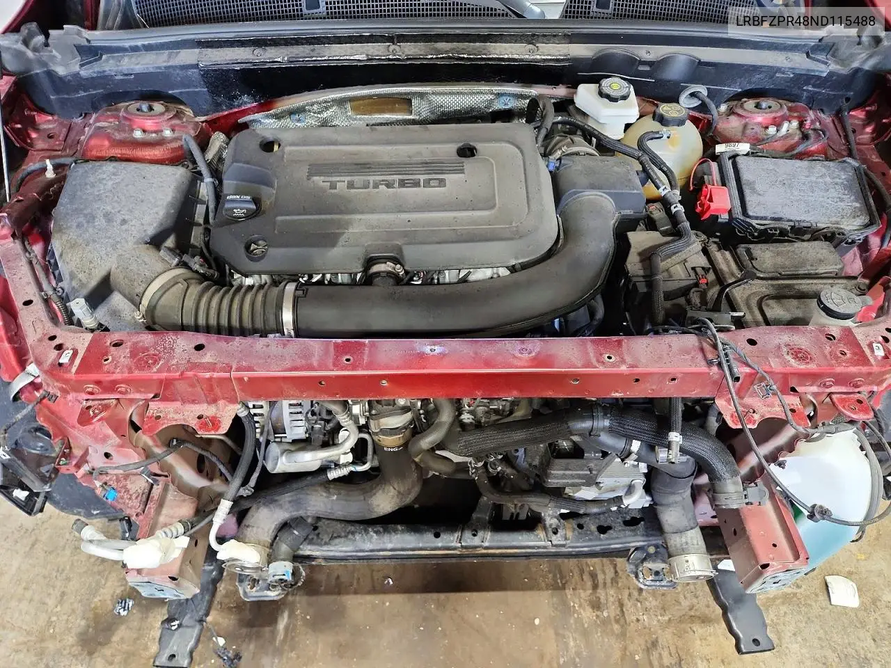 2022 Buick Envision Essence VIN: LRBFZPR48ND115488 Lot: 59797016