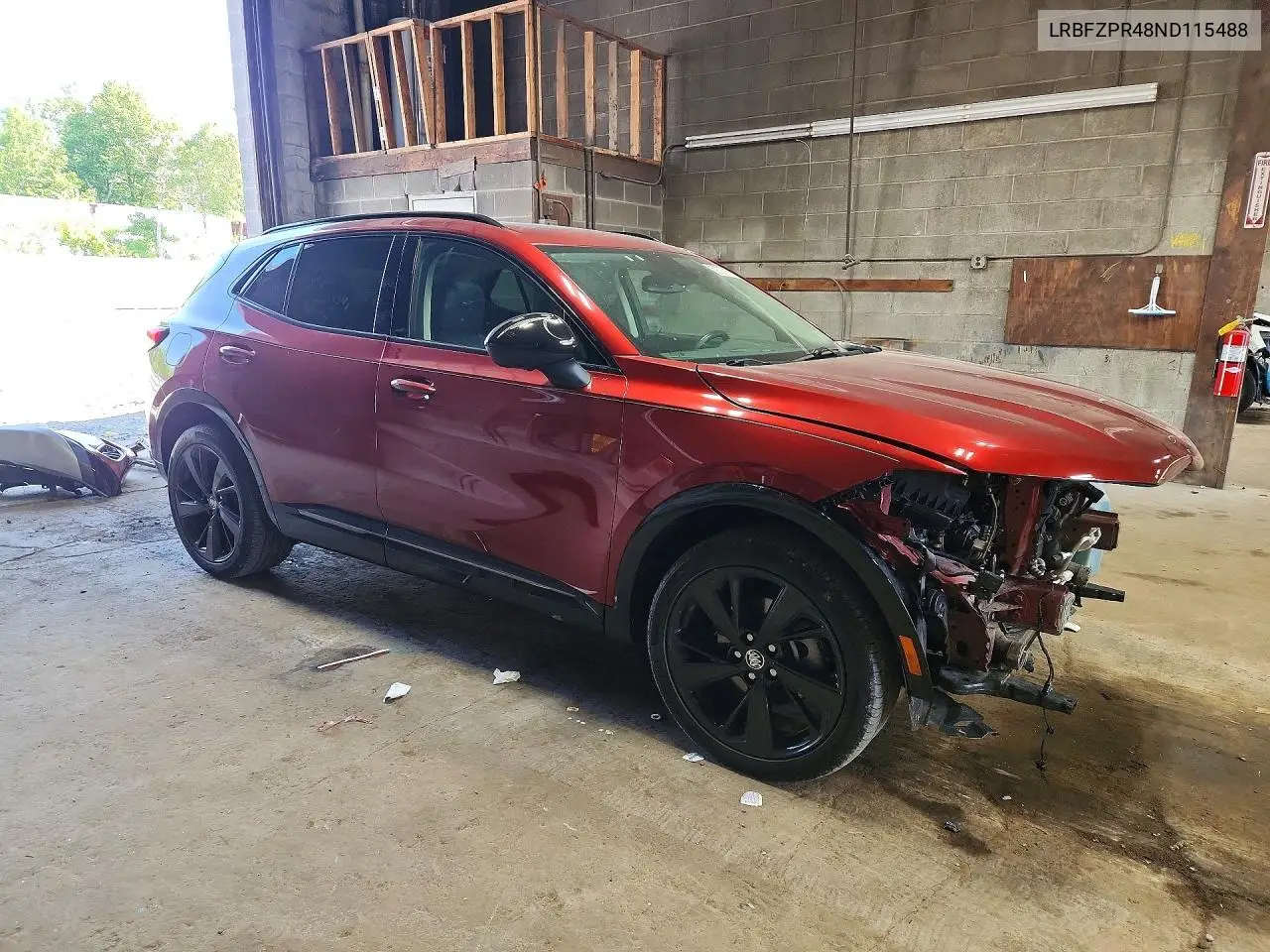 2022 Buick Envision Essence VIN: LRBFZPR48ND115488 Lot: 59797016
