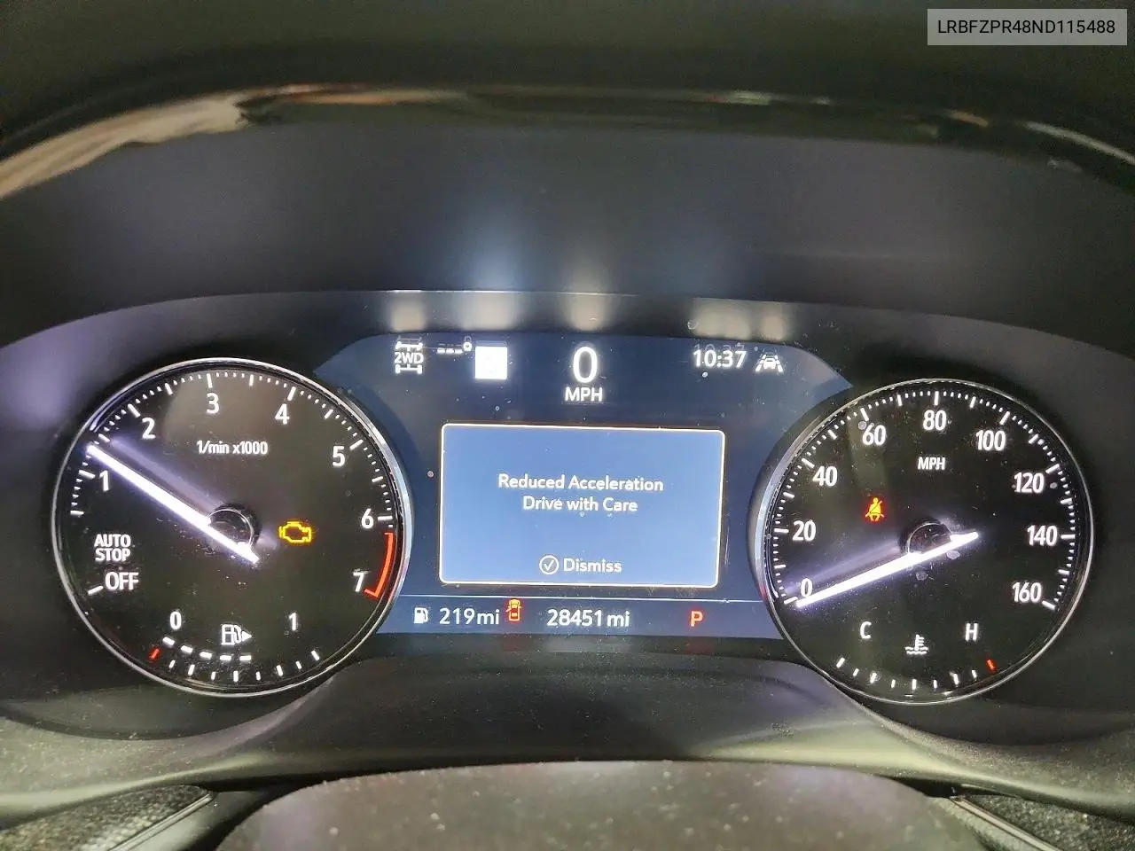 2022 Buick Envision Essence VIN: LRBFZPR48ND115488 Lot: 59797016