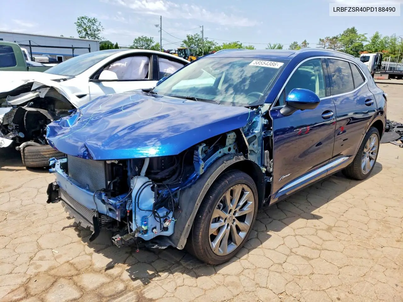 2023 Buick Envision Avenir VIN: LRBFZSR40PD188490 Lot: 58554386
