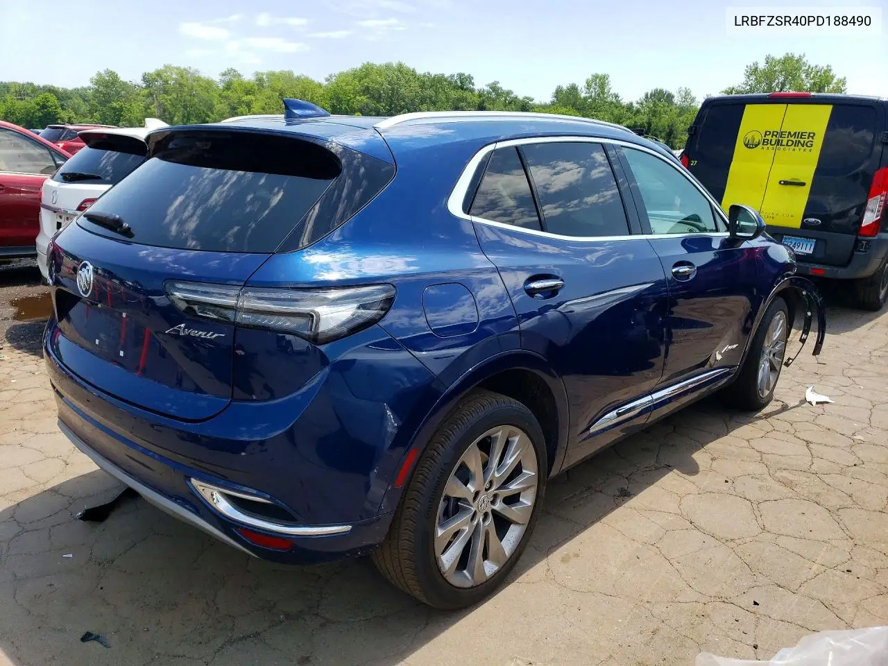 2023 Buick Envision Avenir VIN: LRBFZSR40PD188490 Lot: 58554386