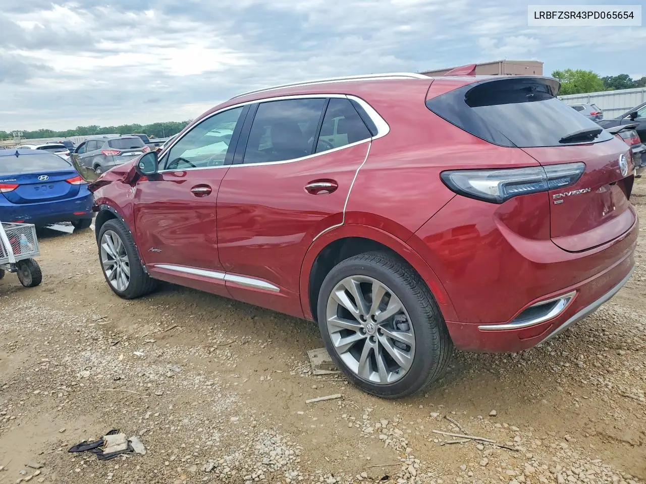 2023 Buick Envision Avenir VIN: LRBFZSR43PD065654 Lot: 60008556