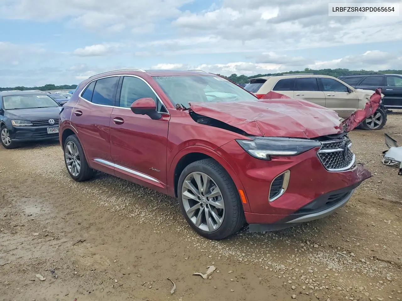 2023 Buick Envision Avenir VIN: LRBFZSR43PD065654 Lot: 60008556