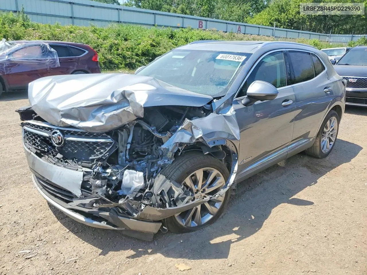 2023 Buick Envision Avenir VIN: LRBFZSR45PD229390 Lot: 60017636