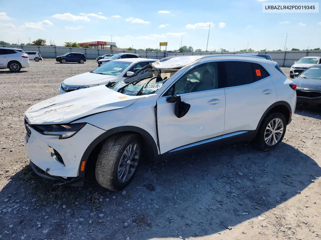 2023 Buick Envision Preferred VIN: LRBAZLR42PD019345 Lot: 61238616