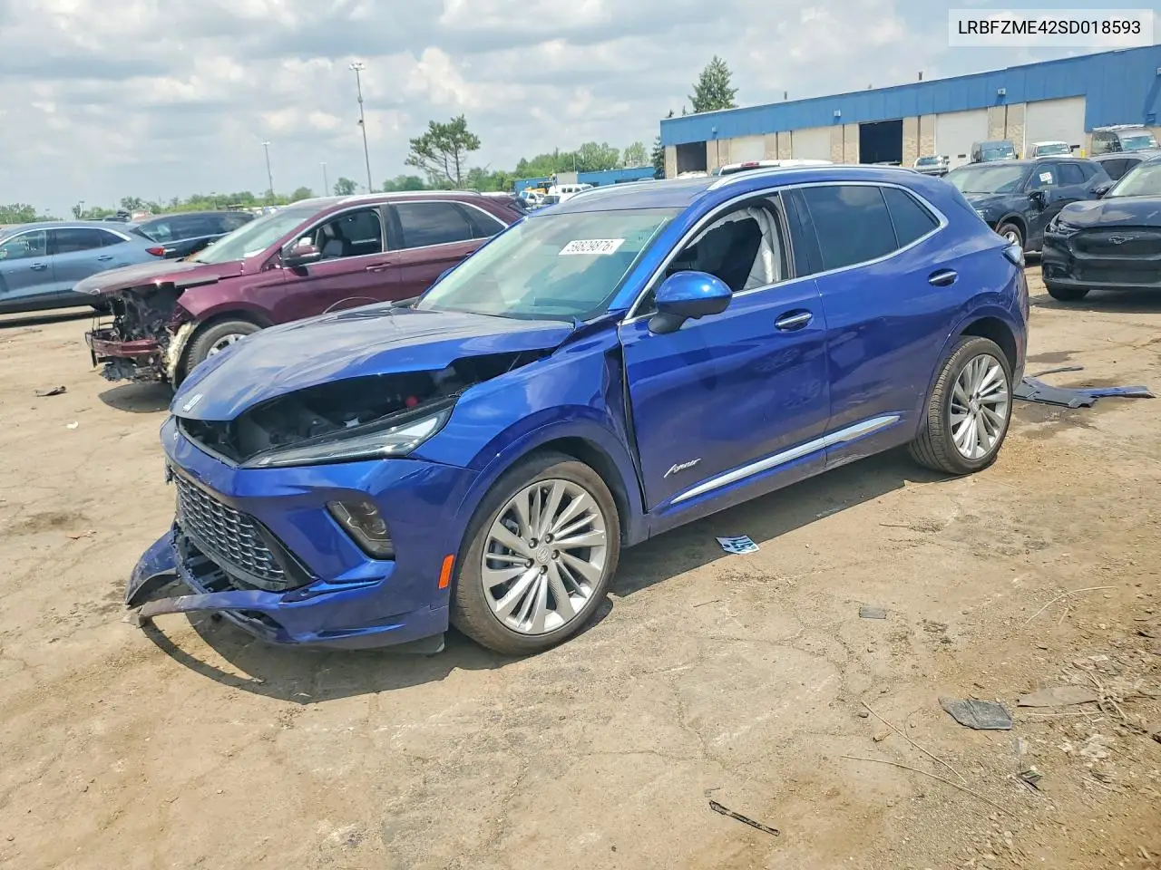 2025 Buick Envision Avenir VIN: LRBFZME42SD018593 Lot: 59829876