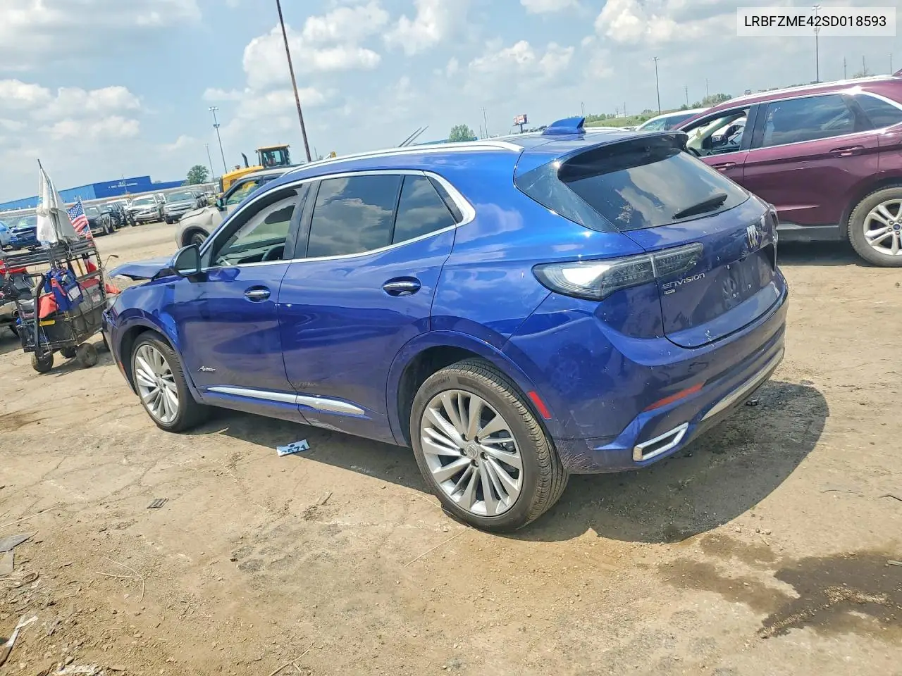 2025 Buick Envision Avenir VIN: LRBFZME42SD018593 Lot: 59829876