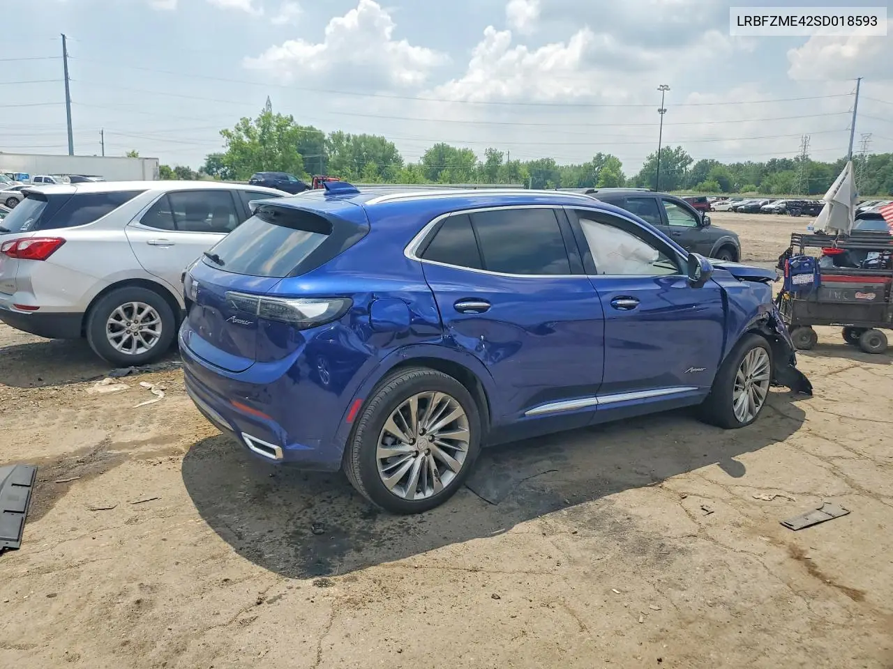 2025 Buick Envision Avenir VIN: LRBFZME42SD018593 Lot: 59829876