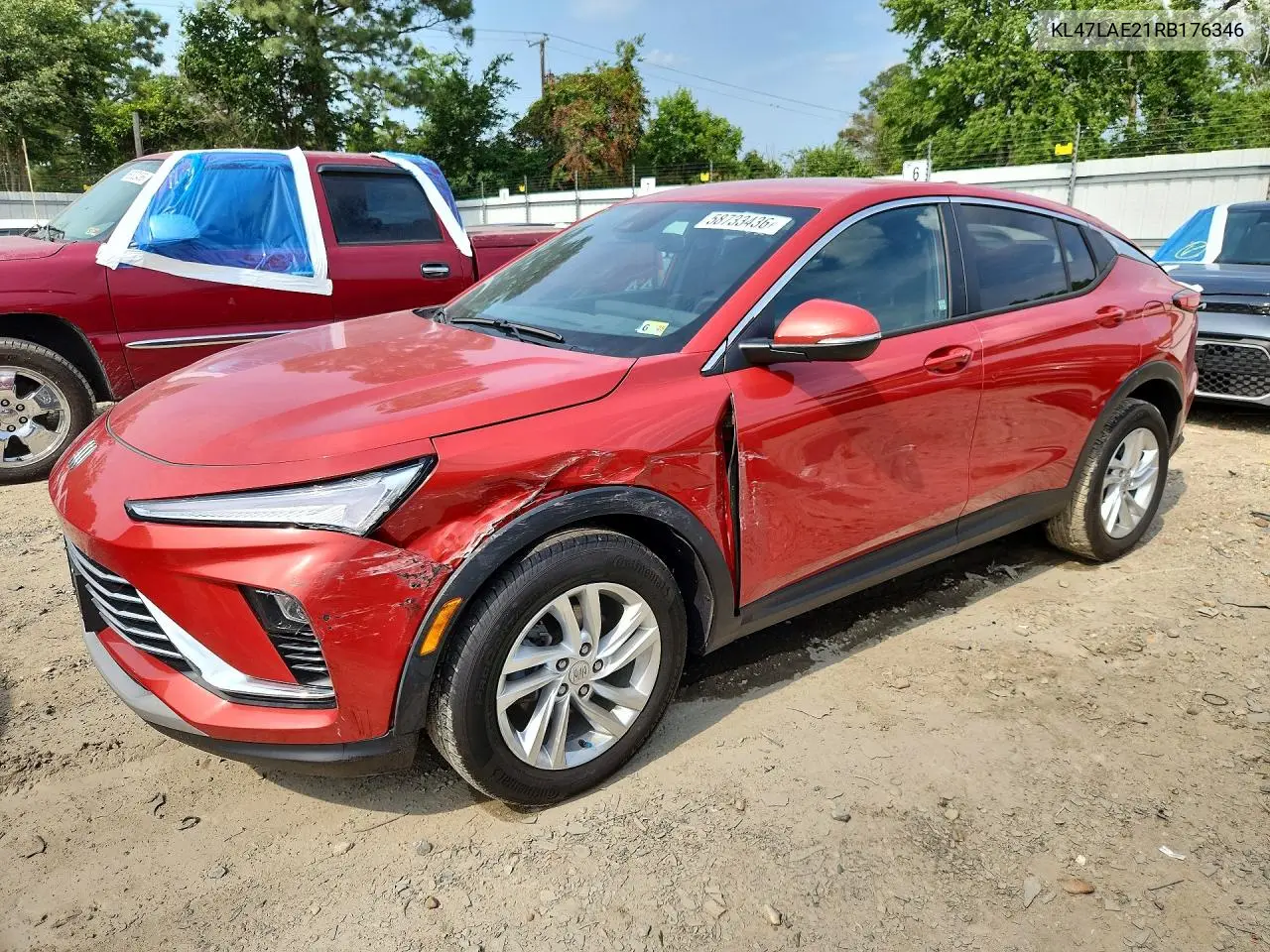 2024 Buick Envista Preferred VIN: KL47LAE21RB176346 Lot: 58733436