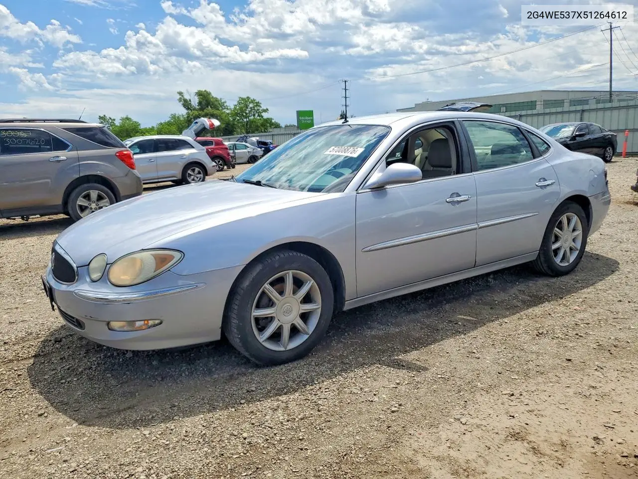 2005 Buick Lacrosse Cxs VIN: 2G4WE537X51264612 Lot: 57008876