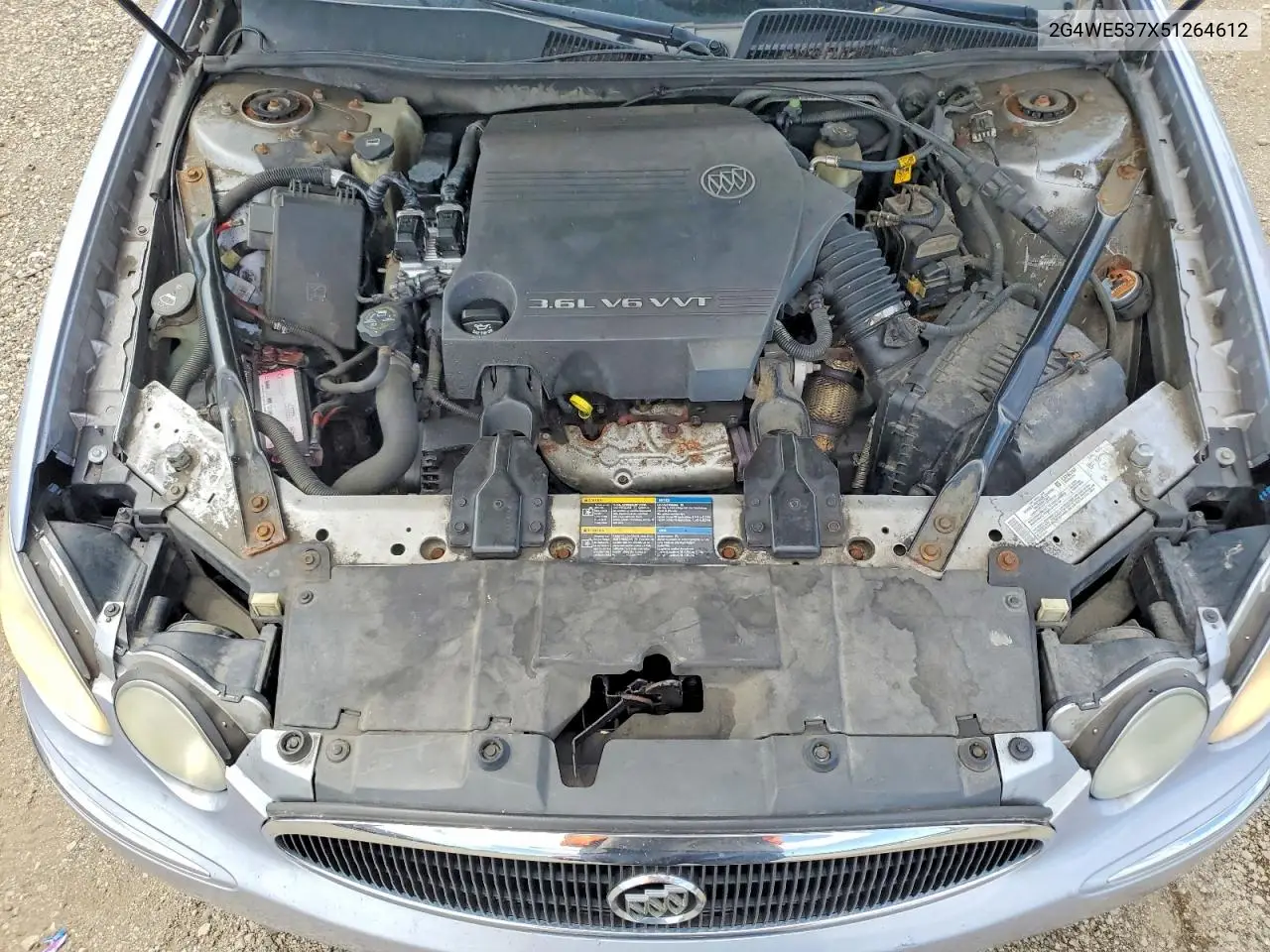 2005 Buick Lacrosse Cxs VIN: 2G4WE537X51264612 Lot: 57008876