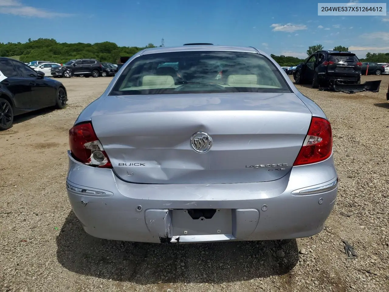 2005 Buick Lacrosse Cxs VIN: 2G4WE537X51264612 Lot: 57008876