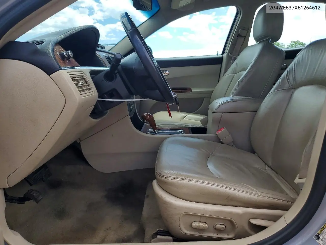 2005 Buick Lacrosse Cxs VIN: 2G4WE537X51264612 Lot: 57008876