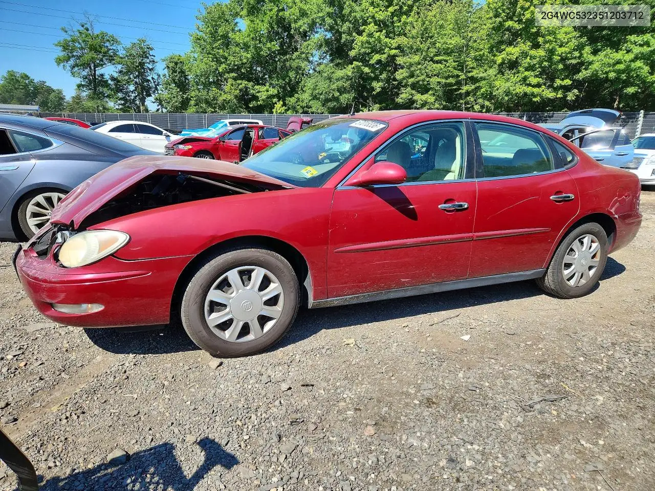 2005 Buick Lacrosse Cx VIN: 2G4WC532351203712 Lot: 57018336