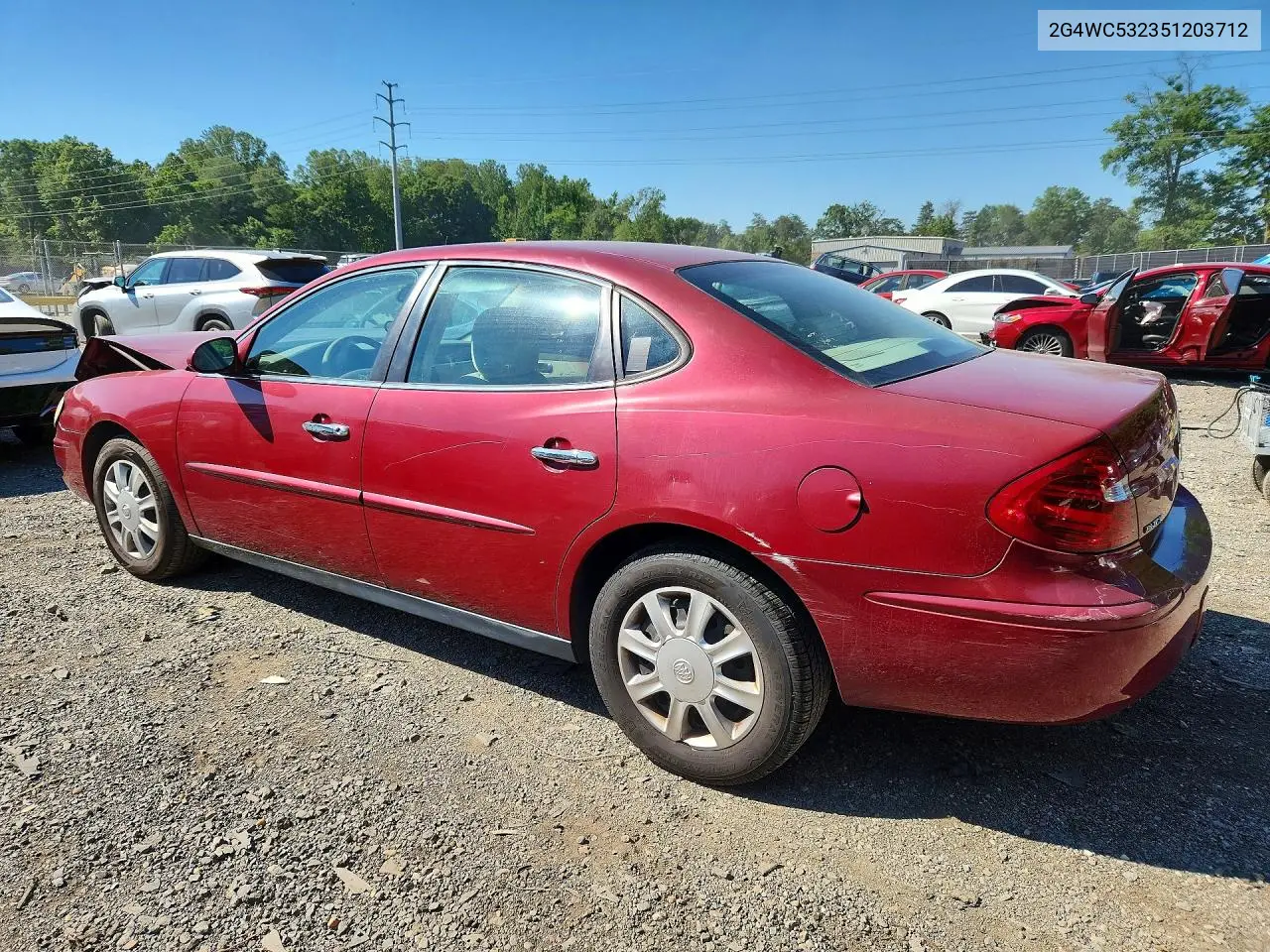 2005 Buick Lacrosse Cx VIN: 2G4WC532351203712 Lot: 57018336