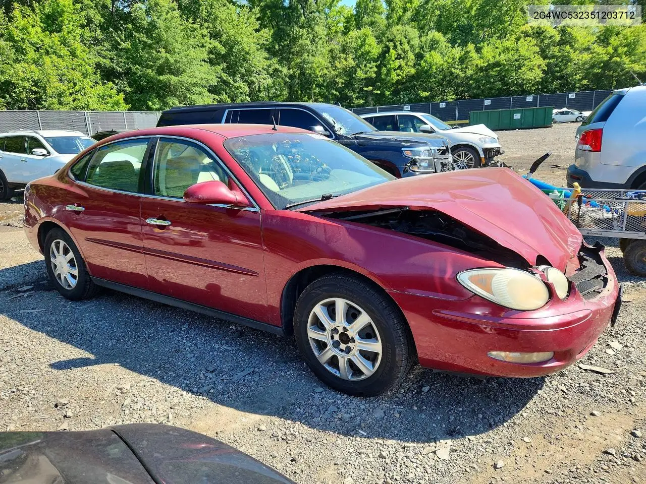 2005 Buick Lacrosse Cx VIN: 2G4WC532351203712 Lot: 57018336