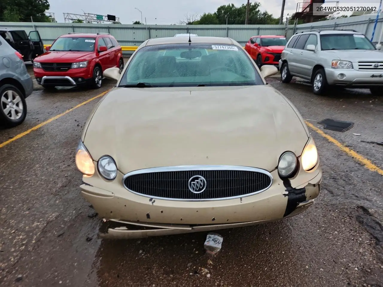 2005 Buick Lacrosse Cx VIN: 2G4WC532051270042 Lot: 57747366
